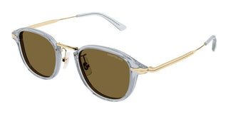 Montblanc MB0336S men Gold Pantos Sunglasses