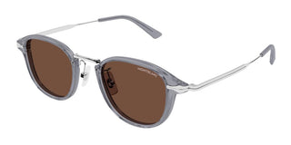 Montblanc MB0336S men Grey Pantos Sunglasses