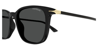 Montblanc MB0338S men Black Squared Sunglasses