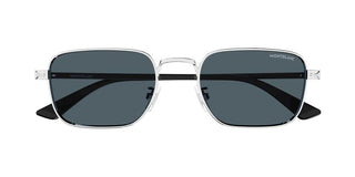 Montblanc MB0339S men Silver Squared Sunglasses