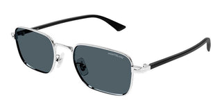 Montblanc MB0339S men Silver Squared Sunglasses