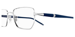 Montblanc MB0347O men Blue Squared Eyeglasses