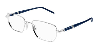 Montblanc MB0347O men Blue Squared Eyeglasses