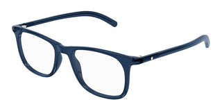 Montblanc MB0351O men Blue Squared Eyeglasses