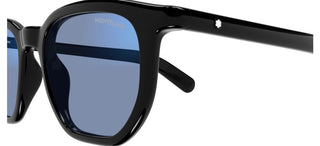 Montblanc MB0352S men Black Squared Sunglasses