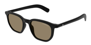 Montblanc Mb0352s Men Black Squared Sunglasses