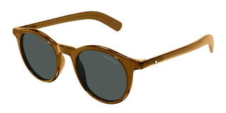 Montblanc Mb0353s Men Brown Pantos Sunglasses