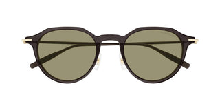 Montblanc Mb0355s Men Brown Pantos Sunglasses