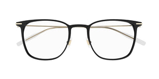 Montblanc MB0356O men Black Geometric Eyeglasses