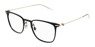 Montblanc MB0356O men Black Geometric Eyeglasses