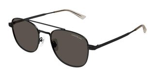 Montblanc Mb0363s Men Black Pilot Sunglasses