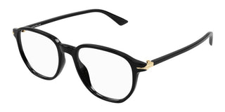 Montblanc MB0366O men Black Geometric Eyeglasses