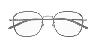 Montblanc MB0368OA men Silver Geometric Eyeglasses