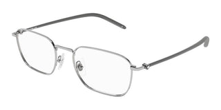 Montblanc MB0369O men Silver Squared Eyeglasses