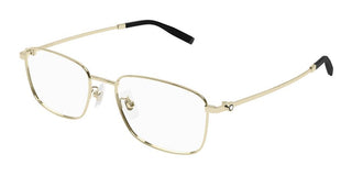 Montblanc MB0373OA men Gold Squared Eyeglasses