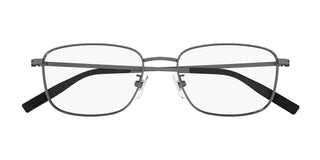 Montblanc MB0373OA men Ruthenium Squared Eyeglasses