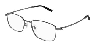 Montblanc MB0373OA men Ruthenium Squared Eyeglasses