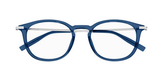 Montblanc MB0375O men Blue Round Eyeglasses