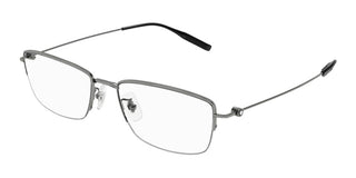 Montblanc MB0378OJ men Ruthenium Rectangle Eyeglasses