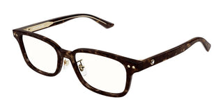 Montblanc MB0379OJ men Havana Rectangle Eyeglasses