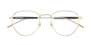 Montblanc MB0410O men Gold Butterfly Eyeglasses