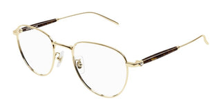 Montblanc MB0410O men Gold Butterfly Eyeglasses