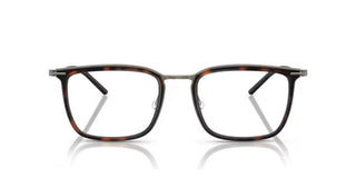 Moncler ME1001D unisex Havana Squared Eyeglasses