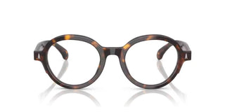 Moncler ME2005F unisex Havana Round Eyeglasses