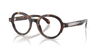 Moncler ME2005F unisex Havana Round Eyeglasses