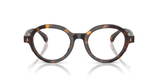 Moncler ME2005 unisex Havana Round Eyeglasses