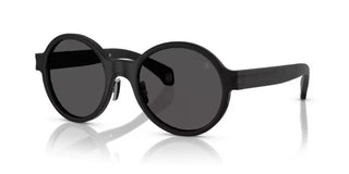 Moncler Me4001 Unisex Black Round Sunglasses