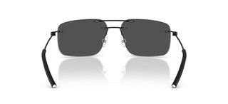 Moncler ME4003 unisex Black Rectangle Sunglasses