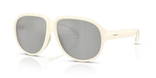 Moncler ME8001 unisex White Geometric Sunglasses