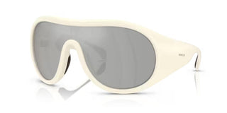 Moncler ME8004 unisex White Shield Sunglasses