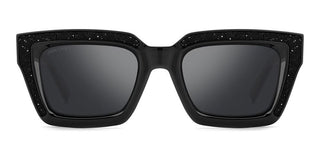 Jimmy Choo MEGS/S women Black Squared Sunglasses