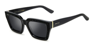 Jimmy Choo MEGS/S women Black Squared Sunglasses