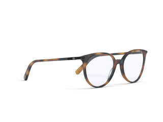 DIOR MiniCDO MiniCDO B1I women Havana Round Eyeglasses