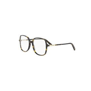 DIOR Mini CD O S9I women Havana Round Eyeglasses