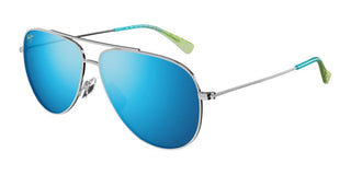 Maui Jim MJ0674S men Silver Pilot Sunglasses