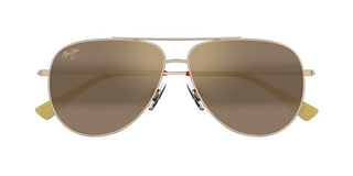 Maui Jim MJ0674S men Gold Pilot Sunglasses