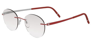 Silhouette MOMENTUM 5529/EP unisex Red Round Eyeglasses