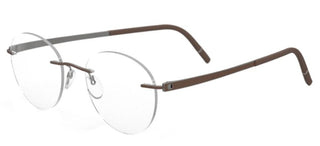 Silhouette MOMENTUM 5529/EP unisex Brown Round Eyeglasses