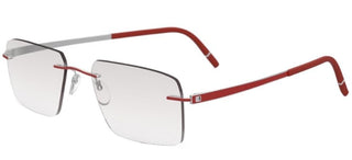 Silhouette MOMENTUM 5529/FF men Red Geometric Eyeglasses