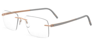 Silhouette MOMENTUM 5529/FF men Grey Geometric Eyeglasses