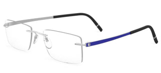 Silhouette MOMENTUM 5529/FG unisex Blue Geometric Eyeglasses