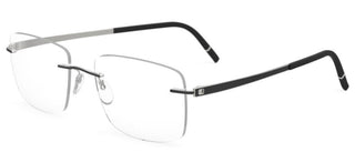 Silhouette MOMENTUM 5529/GH unisex Black Geometric Eyeglasses