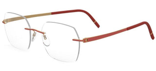 Silhouette MOMENTUM 5529/HB women Red Geometric Eyeglasses