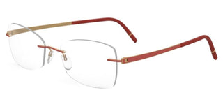 Silhouette MOMENTUM 5529/HC unisex Red Geometric Eyeglasses