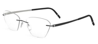 Silhouette MOMENTUM 5529/HS unisex Black Cat Eye Eyeglasses