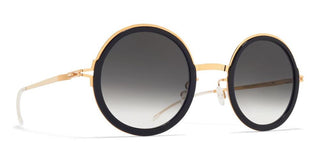 Mykita MONROE unisex Gold Round Sunglasses